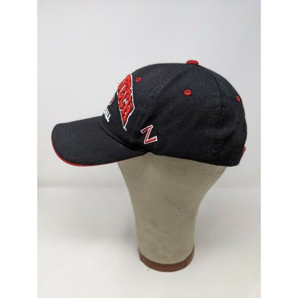 Texas Tech Red Raiders Basketball NCAA Hat Embroidered Zephyr Strapback Black - Picture 7 of 12